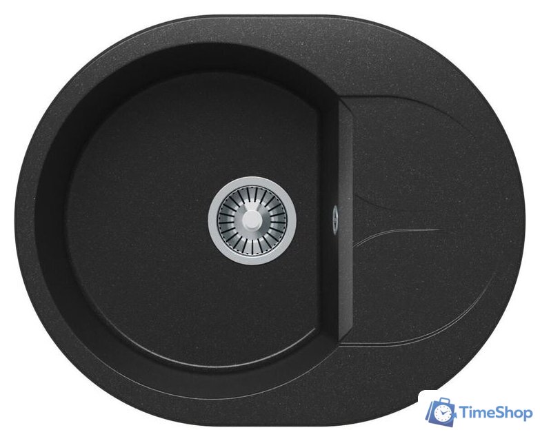 Кухонная мойка Polygran Atol-620 (черный 16) - Изображение №1 — Интернет-магазин Time-Shop