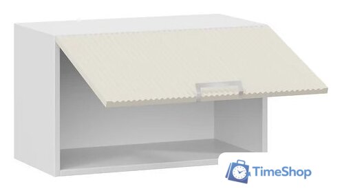 Шкаф навесной Трия Кимберли 1ВВ8Г с одной откидной дверью (белый/крем) - Изображение №2 — Интернет-магазин Time-Shop