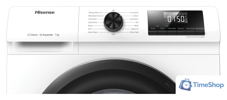 Стиральная машина Hisense WFQP7012VM - Изображение №2 — Интернет-магазин Time-Shop