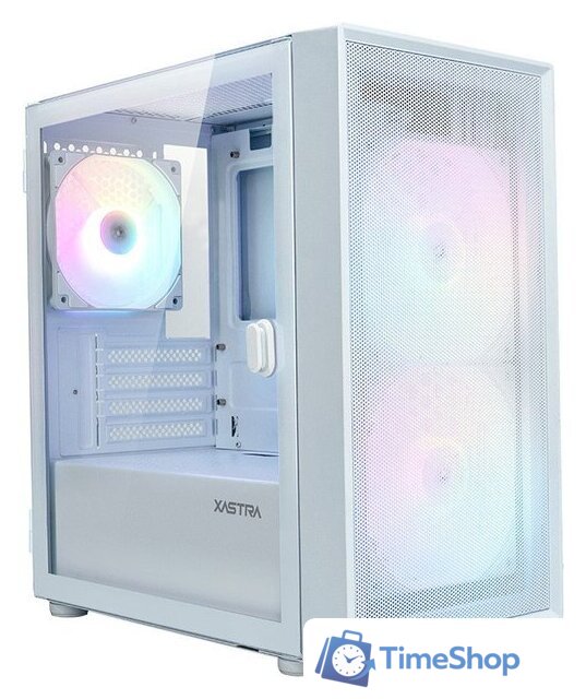 Корпус XASTRA A305M 3FRGB (белый) - Изображение №1 — Интернет-магазин Time-Shop