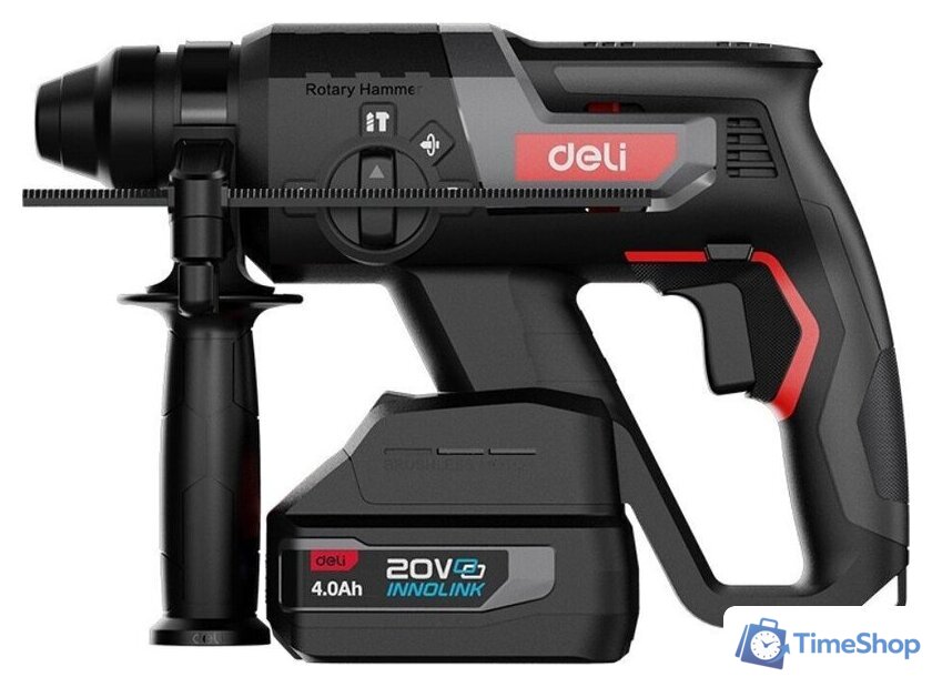Перфоратор Deli EDE-DC20-2D4 (с 2-мя АКБ, кейс) - Изображение №2 — Интернет-магазин Time-Shop