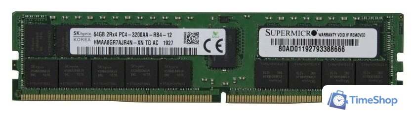 Оперативная память Hynix 64ГБ DDR4 3200 МГц HMAA8GR7AJR4N-XN - Изображение №1 — Интернет-магазин Time-Shop