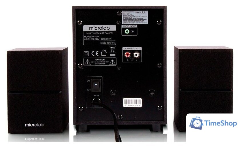 Акустика Microlab M-106BT - Изображение №4 — Интернет-магазин Time-Shop