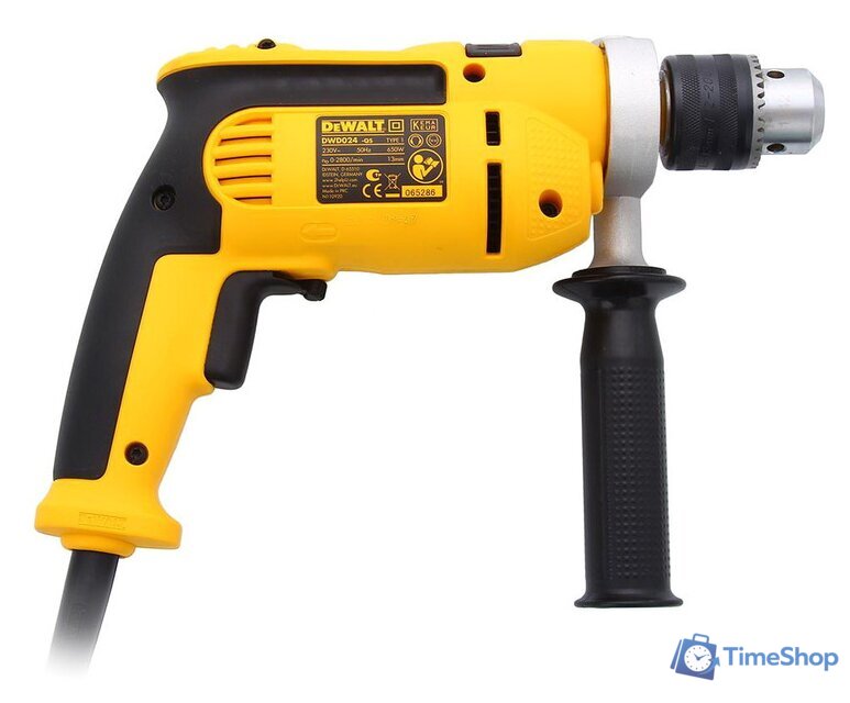 Ударная дрель DeWalt DWD024 - Изображение №4 — Интернет-магазин Time-Shop