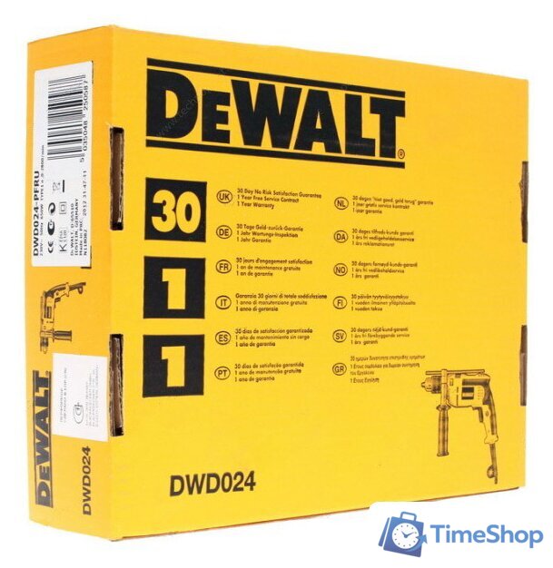Ударная дрель DeWalt DWD024 - Изображение №9 — Интернет-магазин Time-Shop