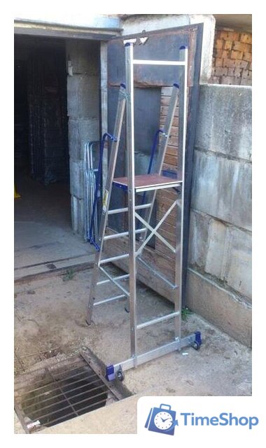 Лестница-помост Алюмет APE1406 (6 ступеней) - Изображение №2 — Интернет-магазин Time-Shop