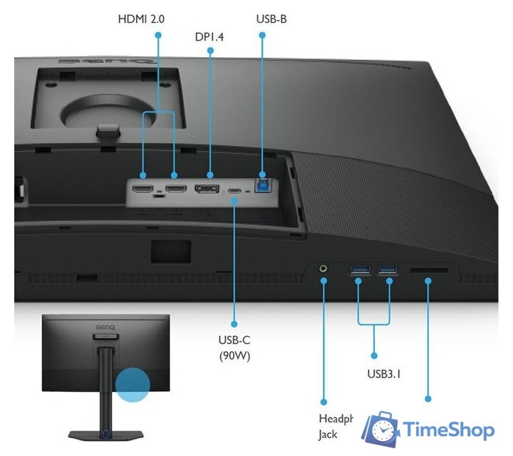 Монитор BenQ PhotoVue SW272U - Изображение №9 — Интернет-магазин Time-Shop