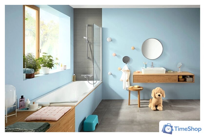 Смеситель Hansgrohe Ecostat E 15774000 - Изображение №5 — Интернет-магазин Time-Shop