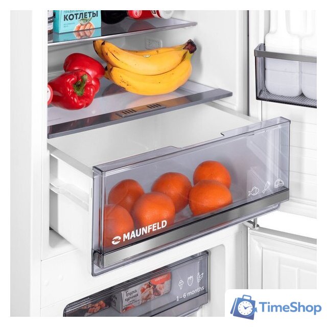Холодильник MAUNFELD MBF177SWGR Inverter - Изображение №9 — Интернет-магазин Time-Shop