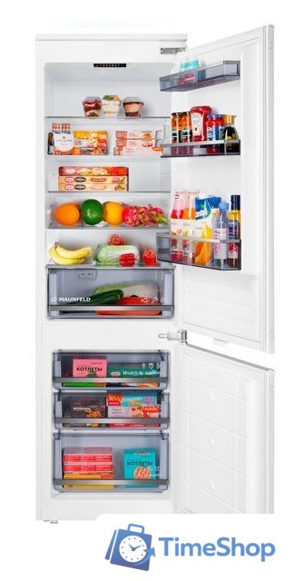 Холодильник MAUNFELD MBF177SWGR Inverter - Изображение №1 — Интернет-магазин Time-Shop