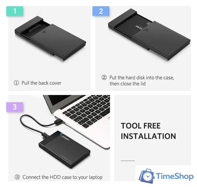 Бокс для накопителей 2.5