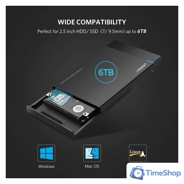 Бокс для накопителей 2.5