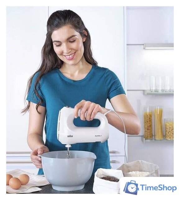 Миксер Braun MultiMix 1 HM 1010 WH - Изображение №5 — Интернет-магазин Time-Shop