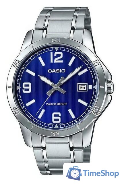 Наручные часы Casio MTP-V004D-2B - Изображение №1 — Интернет-магазин Time-Shop