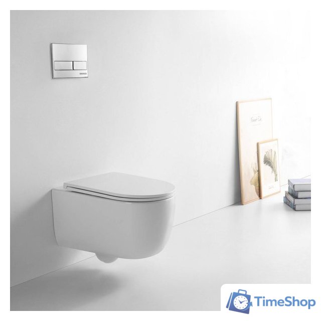 Унитаз подвесной Berges Wasserhaus Tornas Rimless 082137 - Изображение №2 — Интернет-магазин Time-Shop