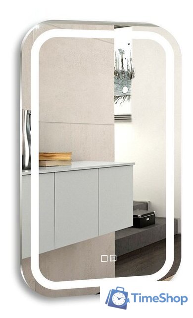  Silver Mirrors Зеркало Мальта 40x70 LED-00002552 - Изображение №2 — Интернет-магазин Time-Shop