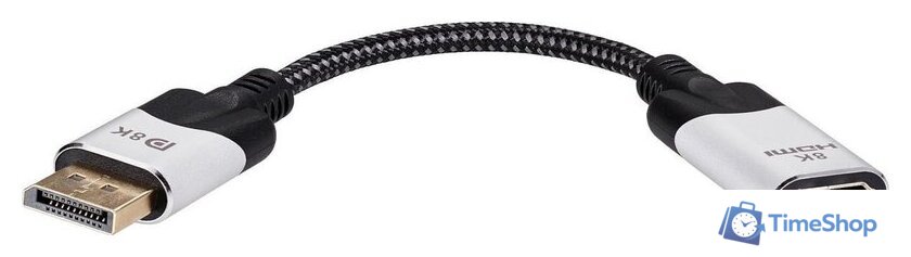 Адаптер VCOM CG6218M-0.15 DisplayPort - HDMI (nan м, черный/серый) - Изображение №1 — Интернет-магазин Time-Shop