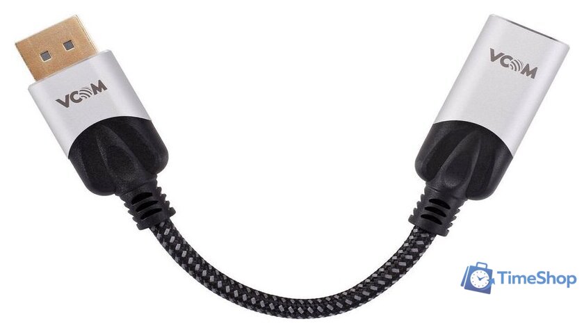 Адаптер VCOM CG6218M-0.15 DisplayPort - HDMI (nan м, черный/серый) - Изображение №3 — Интернет-магазин Time-Shop