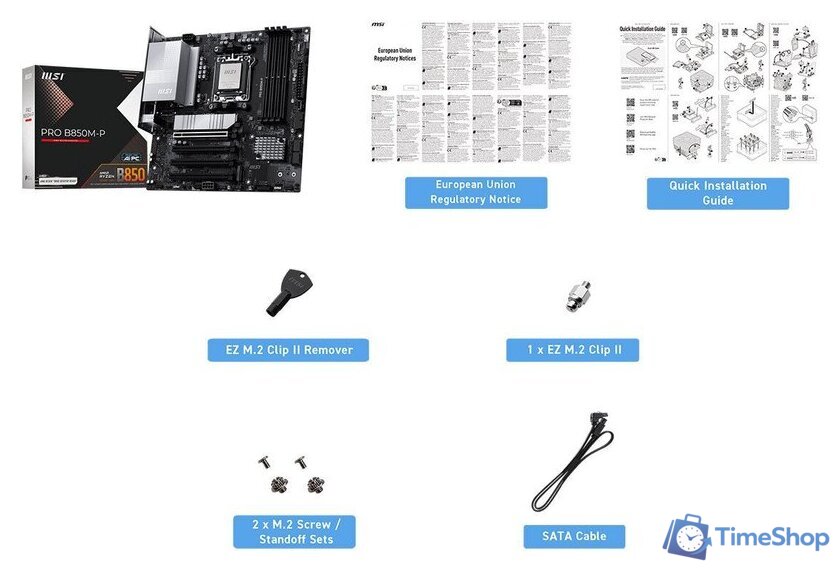 Материнская плата MSI Pro B850M-P - Изображение №6 — Интернет-магазин Time-Shop