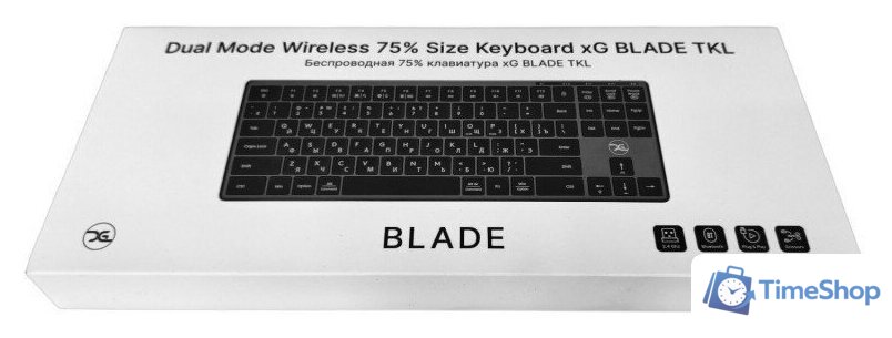 Клавиатура xGhost Blade TKL Space Grey - Изображение №6 — Интернет-магазин Time-Shop