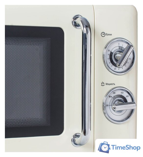 Микроволновая печь Tesler Elizabeth MM-2045 (бежевый) - Изображение №3 — Интернет-магазин Time-Shop