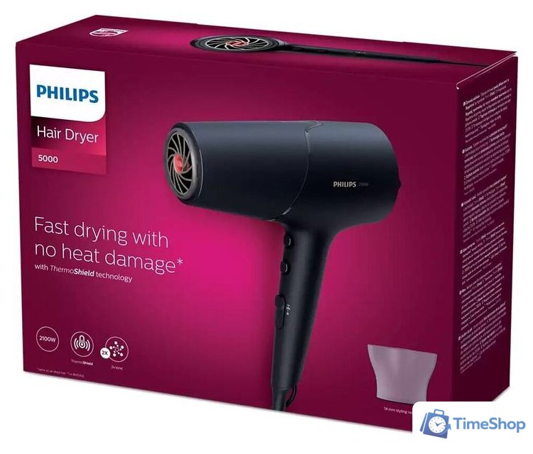 Фен Philips BHD504/00 - Изображение №4 — Интернет-магазин Time-Shop