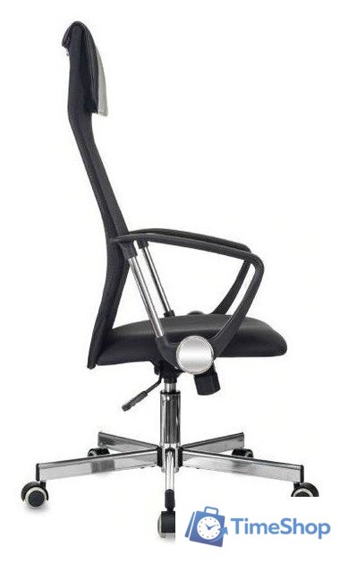Офисное кресло Бюрократ Axel Chrome (черный) - Изображение №4 — Интернет-магазин Time-Shop