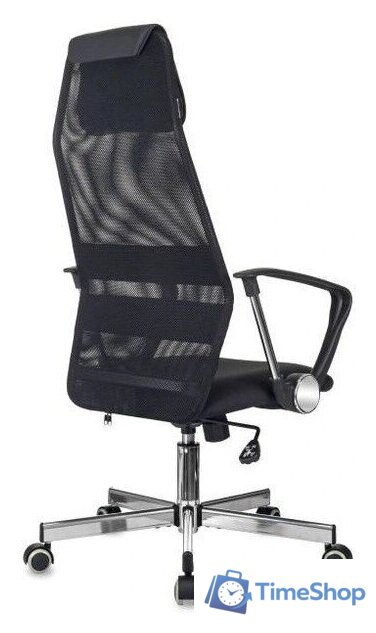 Офисное кресло Бюрократ Axel Chrome (черный) - Изображение №5 — Интернет-магазин Time-Shop