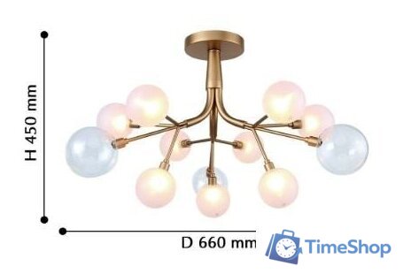 Люстра средней высоты Favourite Babylon 2515-9U - Изображение №3 — Интернет-магазин Time-Shop