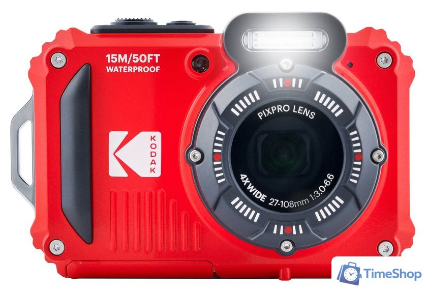 Фотоаппарат Kodak Pixpro WPZ2 (красный) - Изображение №1 — Интернет-магазин Time-Shop