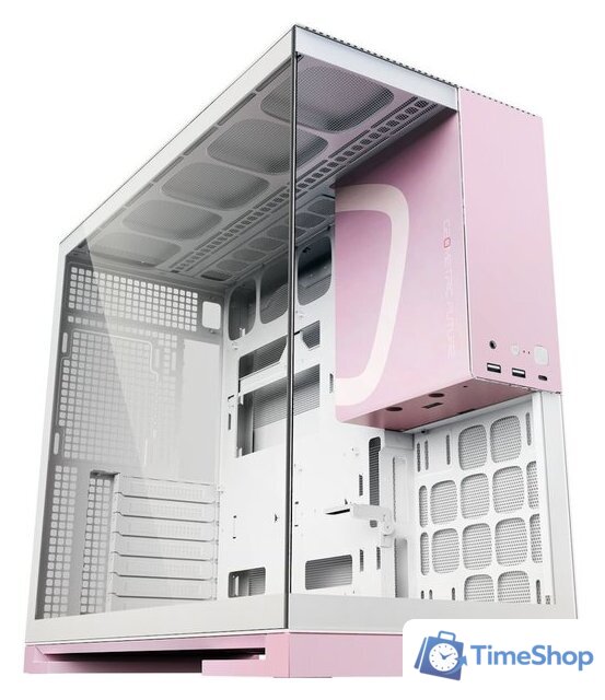 Корпус Geometric Future Model 5 (белый/розовый) - Изображение №1 — Интернет-магазин Time-Shop
