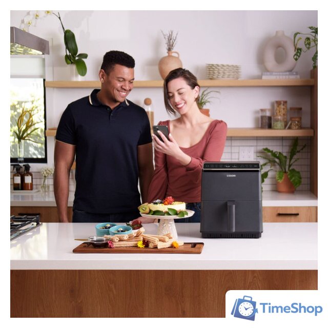 Аэрогриль (аэрофритюрница) Cosori Dual Blaze CAF-P583S-KEUR - Изображение №9 — Интернет-магазин Time-Shop