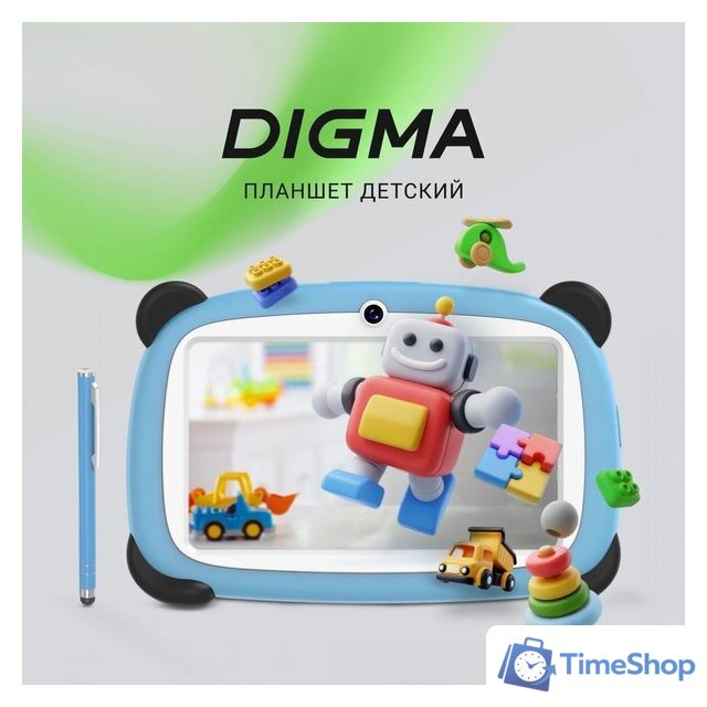 Планшет Digma Kids A7 2GB/32GB (синий) - Изображение №2 — Интернет-магазин Time-Shop