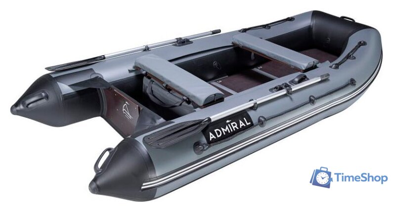Моторно-гребная лодка Адмирал АМ-320С (cветло-серый/черный) - Изображение №1 — Интернет-магазин Time-Shop
