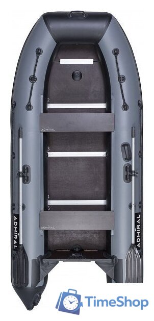 Моторно-гребная лодка Адмирал АМ-320С (cветло-серый/черный) - Изображение №2 — Интернет-магазин Time-Shop