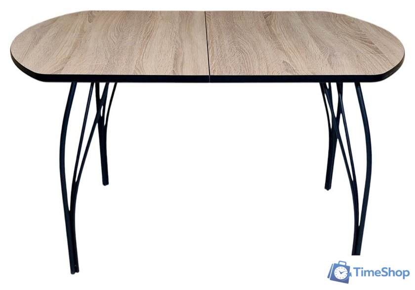 Кухонный стол Arvento Флок 3 раздвижной 110-140х70 (дуб сонома) - Изображение №2 — Интернет-магазин Time-Shop