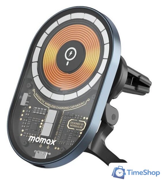 Держатель для смартфона Momax Q.Mag Mount 3 CM20E (серый) - Изображение №1 — Интернет-магазин Time-Shop