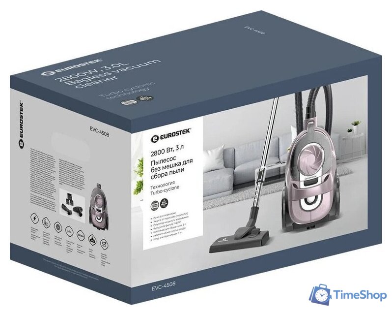 Пылесос Eurostek EVC-4508 - Изображение №11 — Интернет-магазин Time-Shop