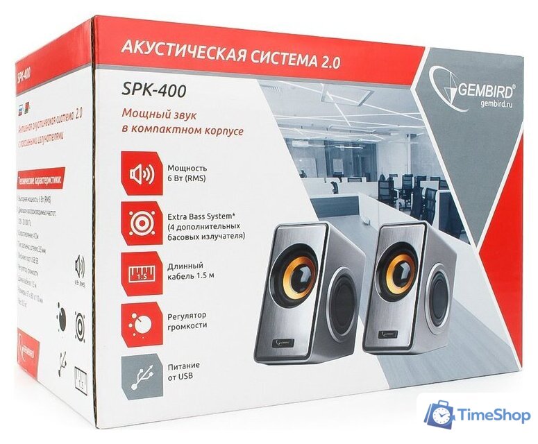 Акустика Gembird SPK-400 - Изображение №5 — Интернет-магазин Time-Shop