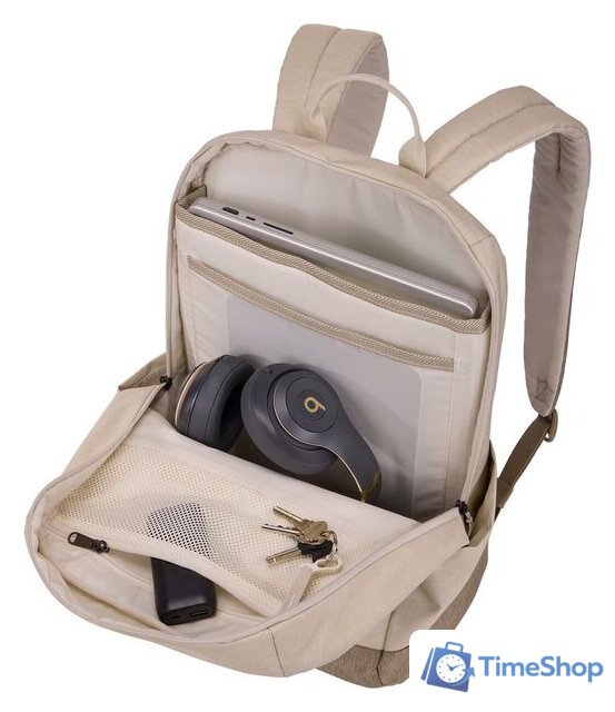 Городской рюкзак Thule Lithos 20L TLBP216PEL/FK (pelican gray/faded khaki) - Изображение №3 — Интернет-магазин Time-Shop