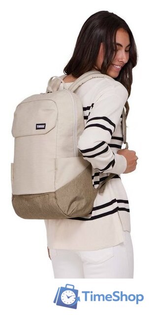 Городской рюкзак Thule Lithos 20L TLBP216PEL/FK (pelican gray/faded khaki) - Изображение №4 — Интернет-магазин Time-Shop