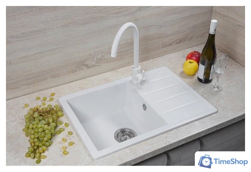 Кухонная мойка Marblan Recta L (иней) - Изображение №4 — Интернет-магазин Time-Shop
