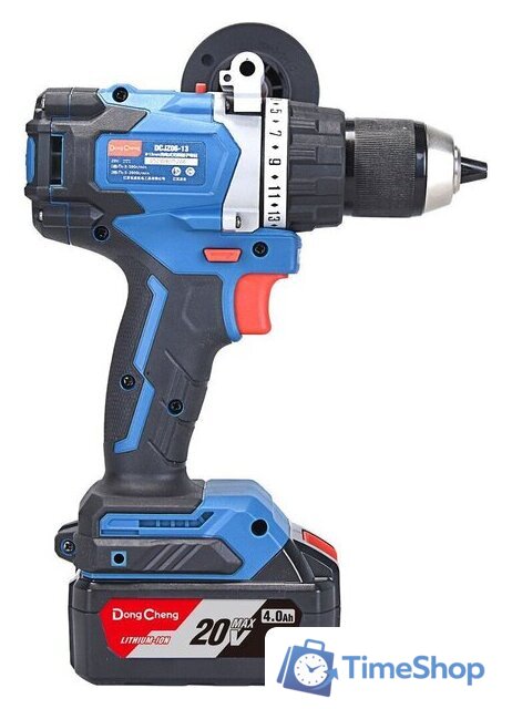 Дрель-шуруповерт DongCheng DCJZ06-13 Type FK (с 2-мя АКБ, кейс) - Изображение №4 — Интернет-магазин Time-Shop