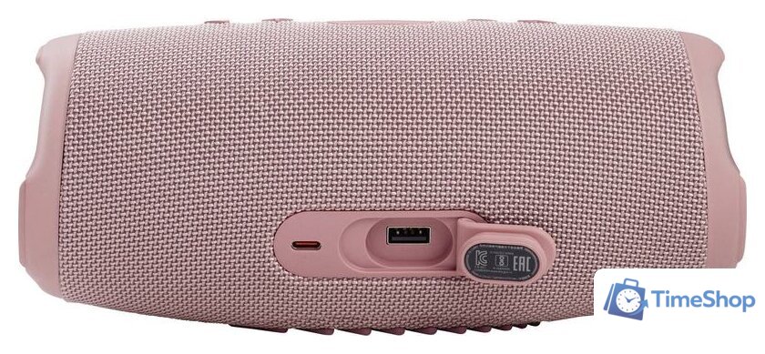 Беспроводная колонка JBL Charge 5 (розовый) - Изображение №7 — Интернет-магазин Time-Shop