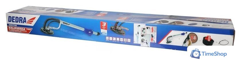 Шлифмашина для стен и потолков Dedra DED7748 - Изображение №7 — Интернет-магазин Time-Shop