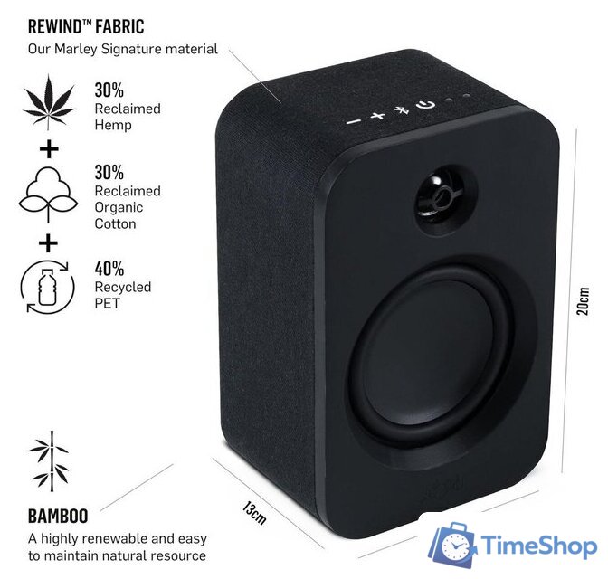 Акустика Marley Get Together Duo (черный) - Изображение №2 — Интернет-магазин Time-Shop