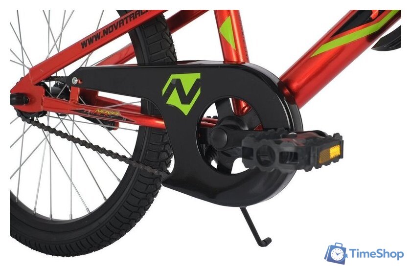 Детский велосипед Novatrack Juster 20 2023 205JUSTER.RD23 (красный) - Изображение №2 — Интернет-магазин Time-Shop