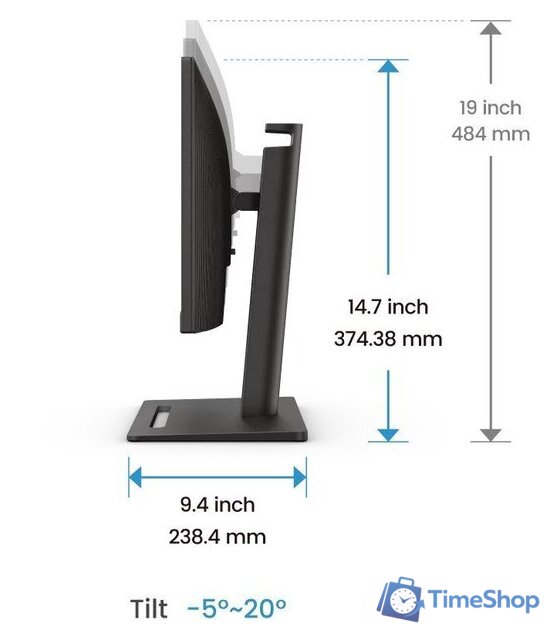 Монитор BenQ Business BL2490T - Изображение №9 — Интернет-магазин Time-Shop
