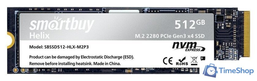 SSD SmartBuy Helix 512GB SBSSD512-HLX-M2P3 - Изображение №1 — Интернет-магазин Time-Shop