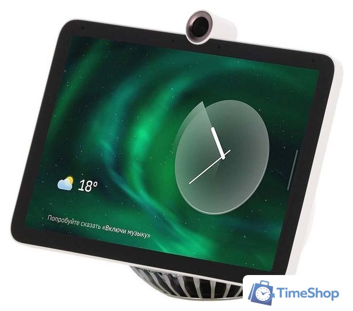 Колонка с умным дисплеем Sber SberPortal (белый) - Изображение №2 — Интернет-магазин Time-Shop